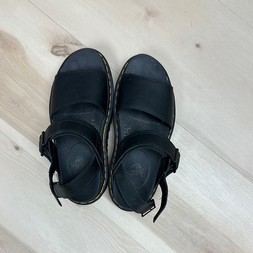 Dr. Martens Black Chunky Sandals